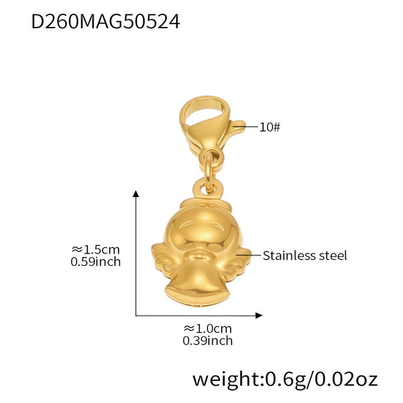 Stainless Steel Geometric Electroplated Women's Fashion Jewelry Bracelet Anklet Combination
