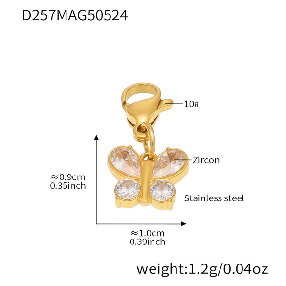Stainless Steel Geometric Electroplated Women's Fashion Jewelry Bracelet Anklet Combination