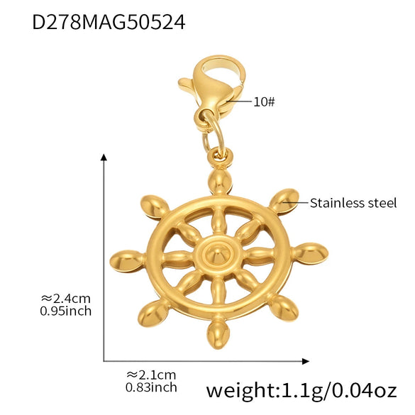 Stainless Steel Geometric Electroplated Women's Fashion Jewelry Bracelet Anklet Combination
