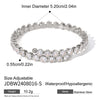 Stainless Steel Geometric Electroplating Bracelet