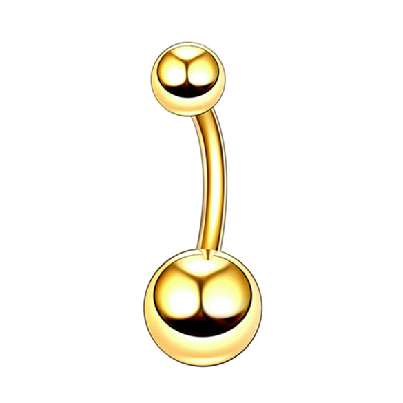 Stainless Steel Geometric Electroplating Unisex Navel Ring Body Piercing Jewelry