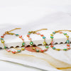 Stainless Steel Geometric Evil Eye Women's Bracelet With Electroplating