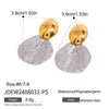 Stainless Steel Geometric Exaggerated Electroplated Women's Earrings