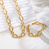 Stainless Steel Geometric Fashion Bracelet Necklace For Women