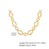 Stainless Steel Geometric Fashion Bracelet Necklace For Women