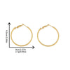 Stainless Steel Geometric Fashion Earrings With Electroplating Treatment
