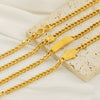 Stainless Steel Geometric Fashion Electroplated Women's Cuban Chain Bracelet