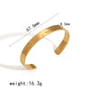 Stainless Steel Geometric Fashion Jewelry Set For Women Ring Bracelet And Earrings With Electroplating