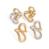 Stainless Steel Geometric Female Ring With Electroplating Treatment