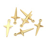 Stainless Steel Geometric Fish Pattern Jewelry Supplies For Diy Bracelet Necklace Pendant Earrings With Electroplating