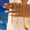 Stainless Steel Geometric Fivepointed Star Electroplated Women's Bracelet Jewelry