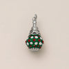 Stainless Steel Geometric Halloween Pumpkin Snowman Christmas Tree Ornaments With Electroplating
