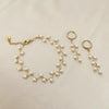 Stainless Steel Geometric Handmade Clavicle Chain Bracelet Accessories With Electroplating