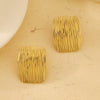 Stainless Steel Geometric Heart Shape Electroplated Women's Earrings Stud