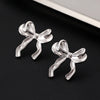 Stainless Steel Geometric Heart Shape Electroplated Women's Earrings Stud