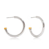 Stainless Steel Geometric Hoop Earrings Electroplated Light Luxury Highend Nonfading Women's Jewelry