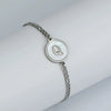316L Stainless Steel Geometric Letter Bracelet For Women