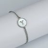 316L Stainless Steel Geometric Letter Bracelet For Women