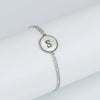 316L Stainless Steel Geometric Letter Bracelet For Women
