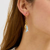 Stainless Steel Geometric Marine Ear Jewelry Electroplating For Women