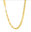Stainless Steel Geometric Minimalist Ball Chain Women Necklace Electroplated