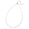 Stainless Steel Geometric Minimalist Ball Chain Women Necklace Electroplated
