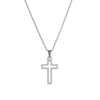 Stainless Steel Geometric Mother And Child Pendant Necklace With Snake Bone Chain Real Gold Electroplated
