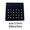 Stainless Steel Geometric Nose Nail Nose Ring Inlaid With Artificial And Semiprecious Stones For Women