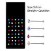 Stainless Steel Geometric Nose Nail Nose Ring Inlaid With Artificial And Semiprecious Stones For Women