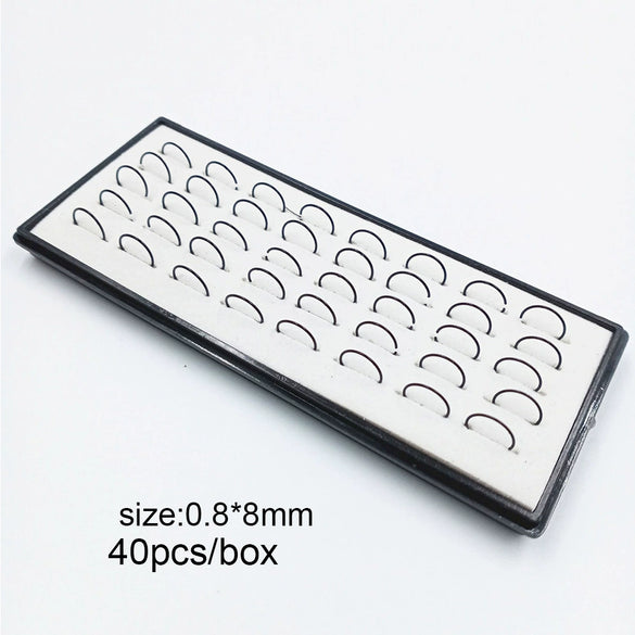 Stainless Steel Geometric Nose Nail Nose Ring Inlaid With Artificial And Semiprecious Stones For Women