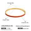 Stainless Steel Geometric Oil Dropping Buckle Bracelet Electroplated Hand Jewelry
