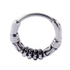 Stainless Steel Geometric Oiltreated Leaves Twist Wings Punk Retro Earring