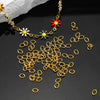 Stainless Steel Geometric Open Ring Connector Vacuum Electroplated Diy Chain Accessories