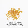 Stainless Steel Geometric Open Ring Connector Vacuum Electroplated Diy Chain Accessories