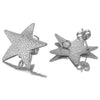 Stainless Steel Geometric Oval Stud Earrings Electroplating Handmade Jewelry