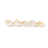 Stainless Steel Geometric Pattern Electroplated Love Opening Adjustable Ring For Women