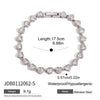 Stainless Steel Geometric Pattern Electroplated Women's Bracelet