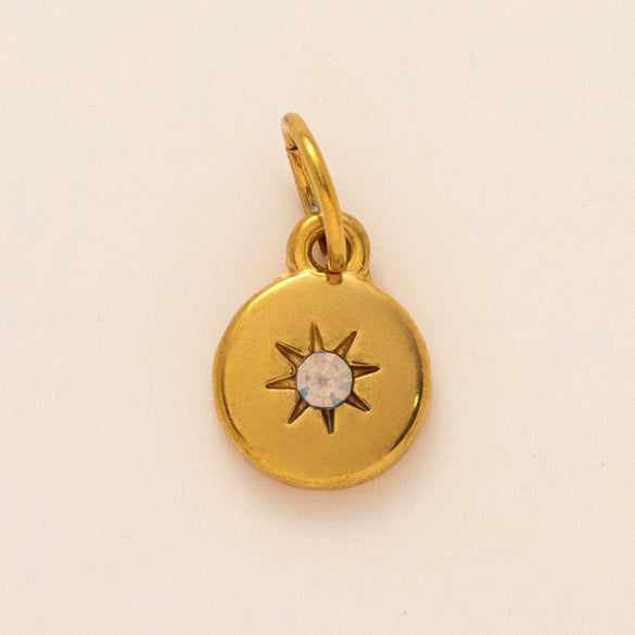 Stainless Steel Geometric Pendant Furnace Vacuum Plated 18K Gold Color Preservation
