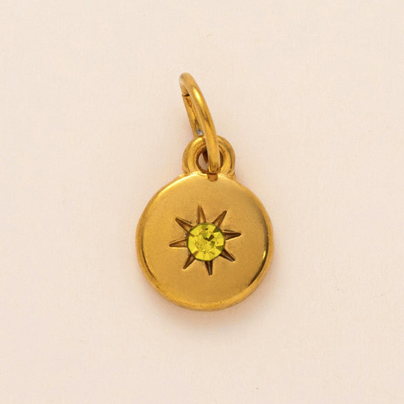 Stainless Steel Geometric Pendant Furnace Vacuum Plated 18K Gold Color Preservation