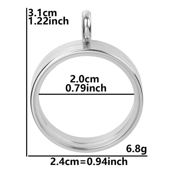 Stainless Steel Geometric Pendant Necklace With Electroplating Process