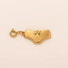 Stainless Steel Geometric Pendant Necklace With Vacuum Plating 18K Gold Color