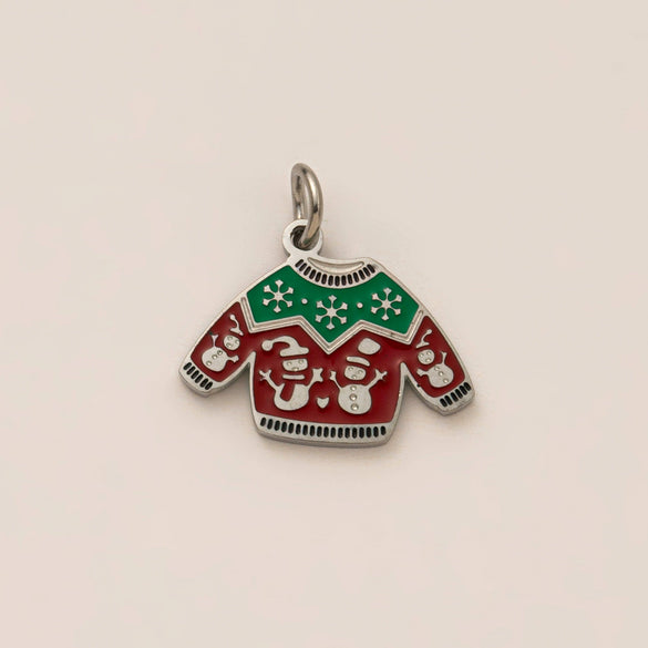 Stainless Steel Geometric Pendant Necklace With Vacuum Plating 18K Gold Color