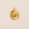 Stainless Steel Geometric Pendant Necklace With Vacuum Plating 18K Gold Color