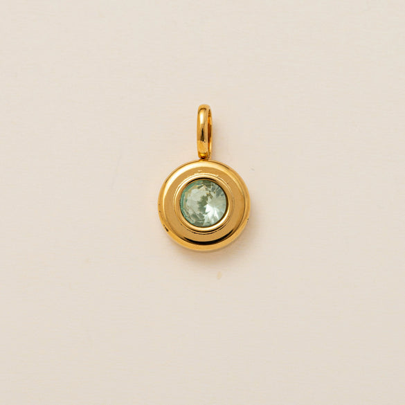 Stainless Steel Geometric Pendant Necklace With Vacuum Plating 18K Gold Color