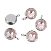 Stainless Steel Geometric Pendant Necklace With Welding And Electroplating Smooth Pattern