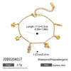 Stainless Steel Geometric Pendant With Diamonds Electroplated Design For Women