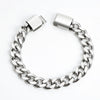 Stainless Steel Geometric Polished Bracelet For Men