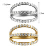 Stainless Steel Geometric Precision Inlaid Zircon Nose Ring And Ear Bone Cartilage Helix Earrings With Electroplating