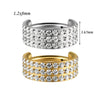 Stainless Steel Geometric Precision Inlaid Zircon Nose Ring And Ear Bone Cartilage Helix Earrings With Electroplating