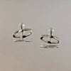 Stainless Steel Geometric Prismatic Unisex Earrings With Cool And Personalized Style And Polish Technology
